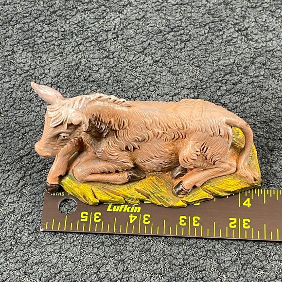 VTG 4 Fontanini Roman Italy Depose Xmas Nativity Animals Camel Cow Donkey Bull - Picture 13 of 16